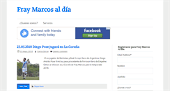 Desktop Screenshot of fraymarcosaldia.com
